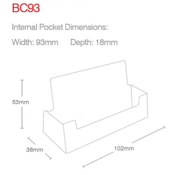 Visittkortholder Bord-BC93