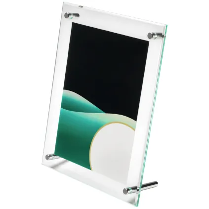 Plakatramme Akryl A5 m/fot,skrå,stående/liggende