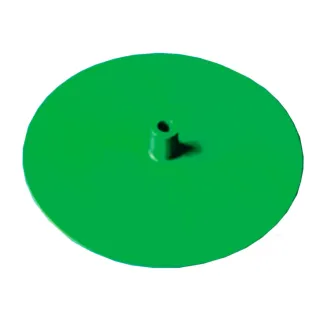 Fot til blomsterpinne - rund, Grønn