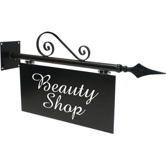 Veggskilt Hang Sign Antique 55x30cm,sort