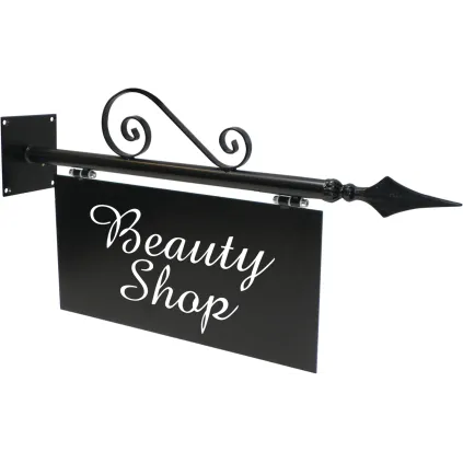 Veggskilt Hang Sign Antique 55x30cm,sort