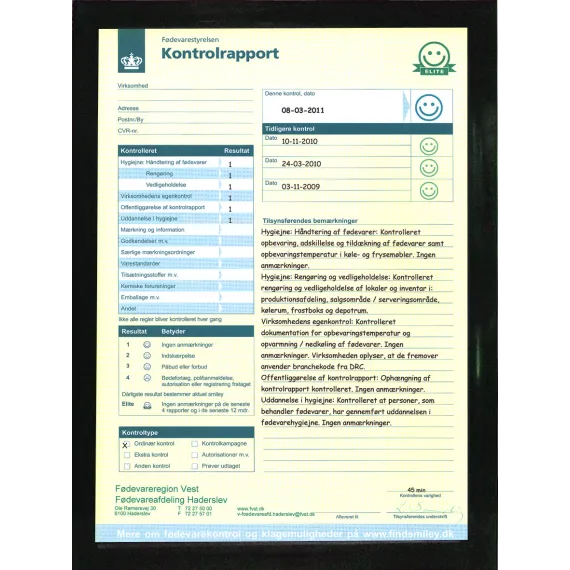 Plakatramme A4 Vindu Sort Plast