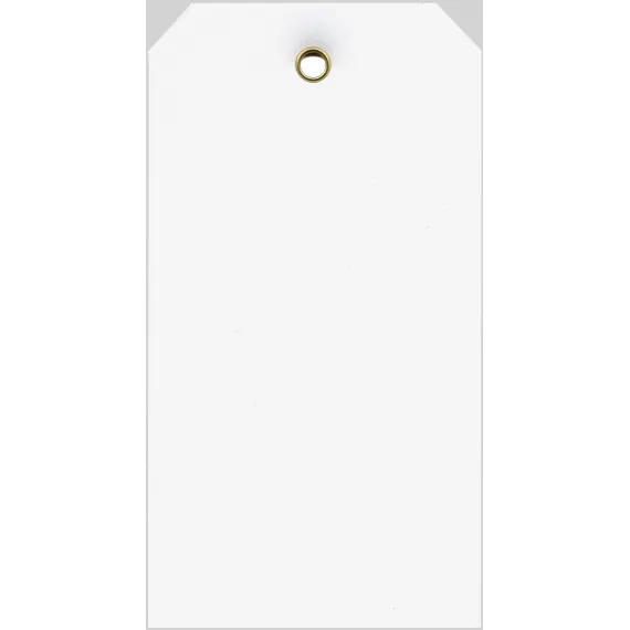 Sekkemerkelapp Plast 0,3mm 140x74mm