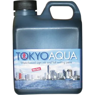 Tusjvæske Tokyo Aqua Sort 1ltr