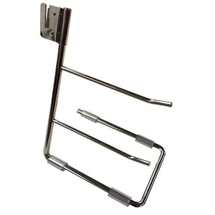 Pakkebåndholder Krom m/kniv, 2 ruller