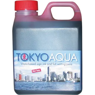 Tusjvæske Tokyo Aqua Rød 1ltr