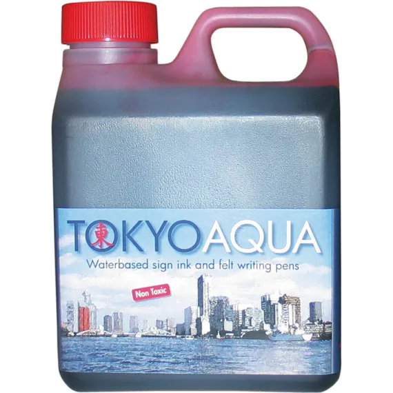 Tusjvæske Tokyo Aqua Rød 1ltr