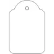 Prislapp m/tråd 36x53mm (500 stk)