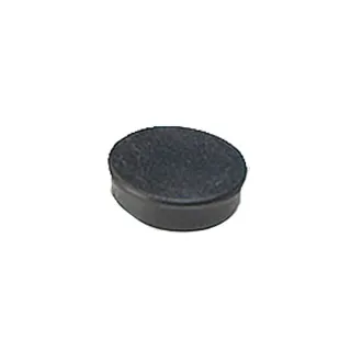 Magnet,Rund Sort, pose a 8stk