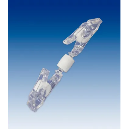 Plakatholder 2 små klyper, Transp