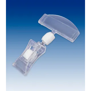 Plakatholder liten klype,50mm holder, Transp