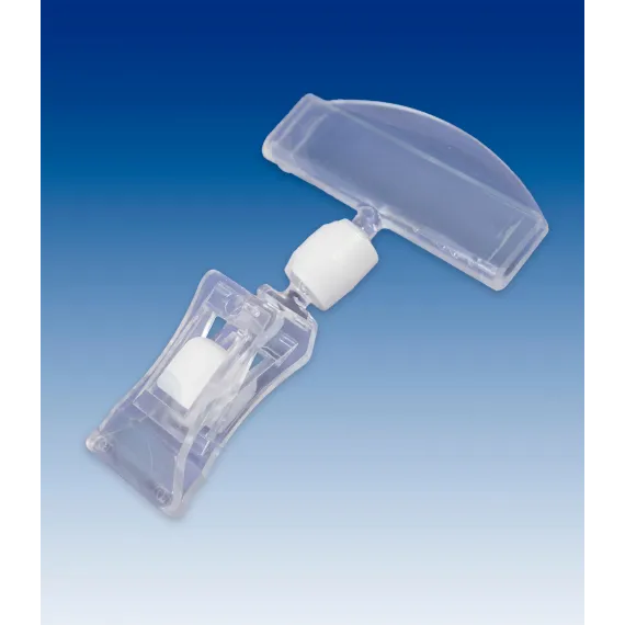 Plakatholder liten klype,50mm holder, Transp