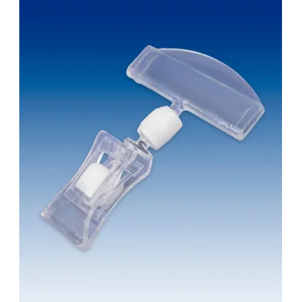 Plakatholder liten klype,50mm holder, Transp