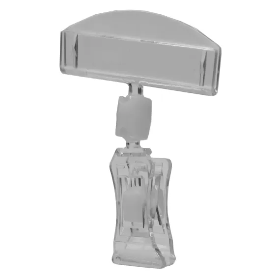 Plakatholder liten klype,50mm holder, Transp