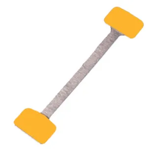 Planvippe 75x17mm, alu, skumtape (100 stk)