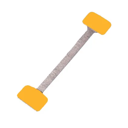 Planvippe 75x17mm, alu, skumtape (100 stk)