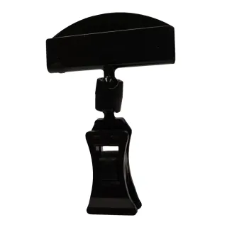 Plakatholder, liten klype, 50mm holder, Sort