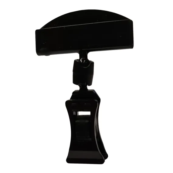 Plakatholder, liten klype, 50mm holder, Sort