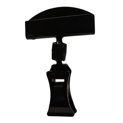 Plakatholder, liten klype, 50mm holder, Sort