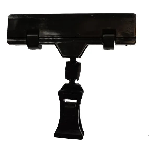 Plakatholder, liten klype, 80mm klype, Sort