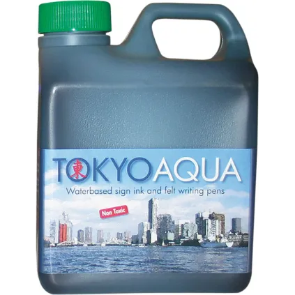 Tusjvæske Tokyo Aqua Grønn 1ltr