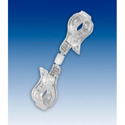 Plakatholder 2 store klyper, Transp