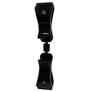 Plakatholder, 2 store klype, Sort