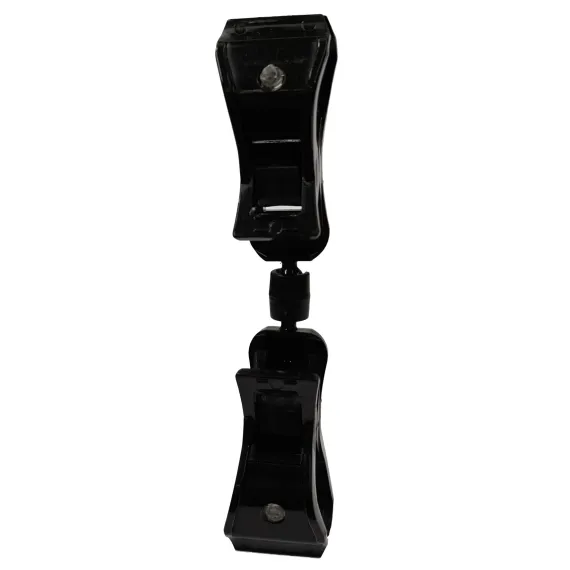 Plakatholder, 2 store klype, Sort