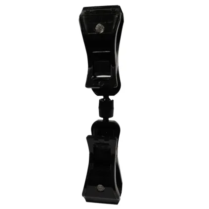 Plakatholder, 2 store klype, Sort