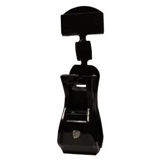 Plakatholder, stor klype, 27mm holder, Sort