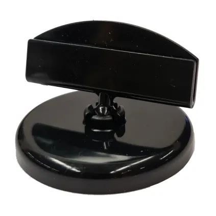 Plakatholder, 50mm rund fot, 50mm holder, Sort