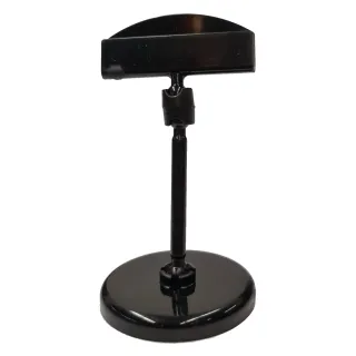 Plakatholder, 50mm rund fot , 50mm stang, 50mm holder, Sort