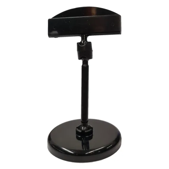 Plakatholder, 50mm rund fot , 50mm stang, 50mm holder, Sort