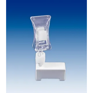 Plakatholder liten magnet,liten klype, Transp