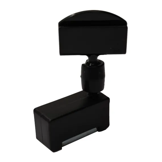 Plakatholder, liten magnet, 27mm holder, Sort