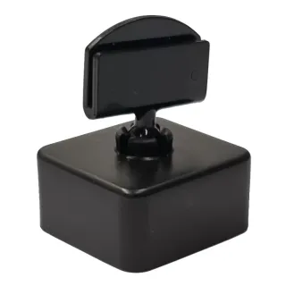 Plakatholder, stor magnet, 27mm holder, Sort