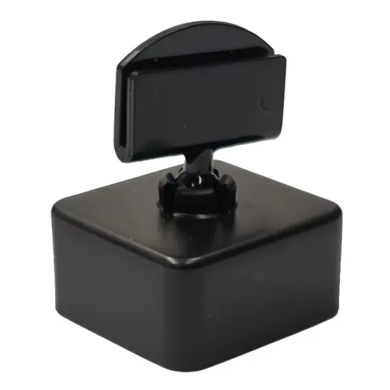 Plakatholder, stor magnet, 27mm holder, Sort