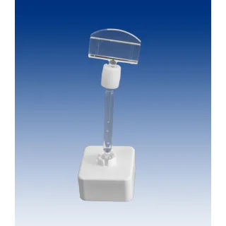 Plakatholder stor magnet,50mm stang,27mm holder, Transp