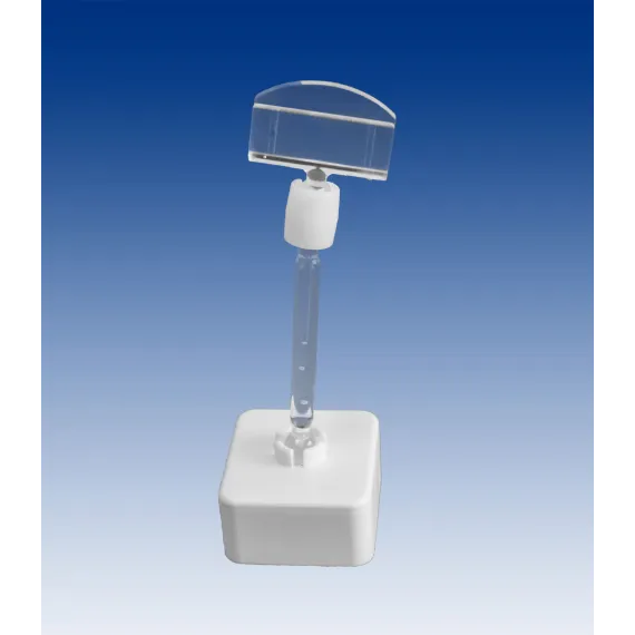 Plakatholder stor magnet,50mm stang,27mm holder, Transp