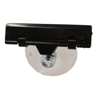 Plakatholder, sugekopp, 80mm klype, Sort