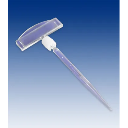 Plakatholder,pigg 100mm,50mm holder, Transp