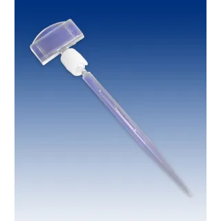 Plakatholder,pigg 100mm,27mm holder, Transp