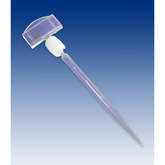 Plakatholder,pigg 100mm,27mm holder, Transp