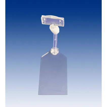 Plakatholder,flat fot,50mm stang,27mm holder, Transp