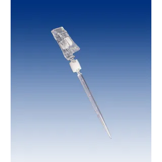 Plakatholder,pigg,100mm,liten klype, Transp