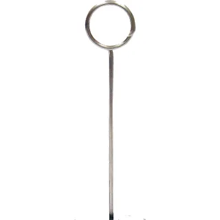 Plakatholder stål, stang og stålring, H:60cm