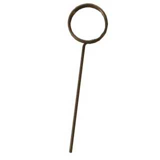 Plakatholder stål, stang og stålring - H.55mm