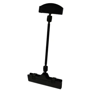Plakatholder, 80mm klype, 100mm stang, 50mm holder, Sort