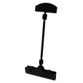 Plakatholder, 80mm klype, 100mm stang, 50mm holder, Sort