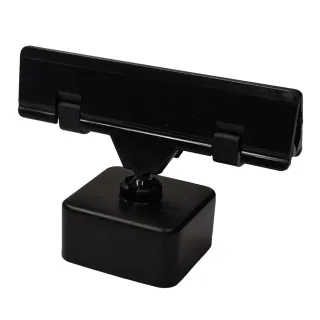 Plakatholder, stor magnet, 80mm klype, Sort